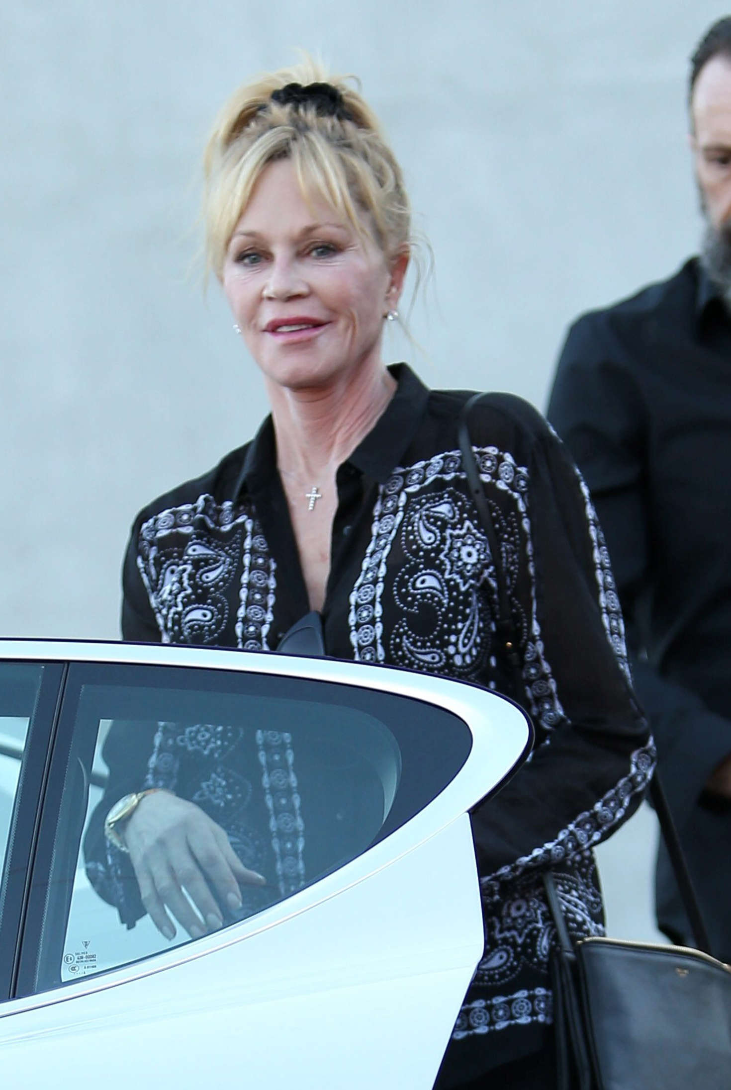 Melanie Griffith in a Black Leggings Was Seen Out in Beverly Hills 05