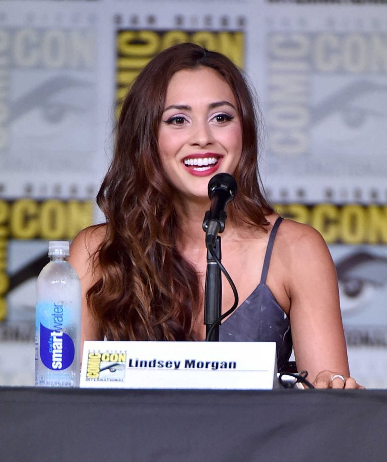 Lindsey Morgan at The 100 Panel at Comic-Con International in San Diego 07/22/2016-1