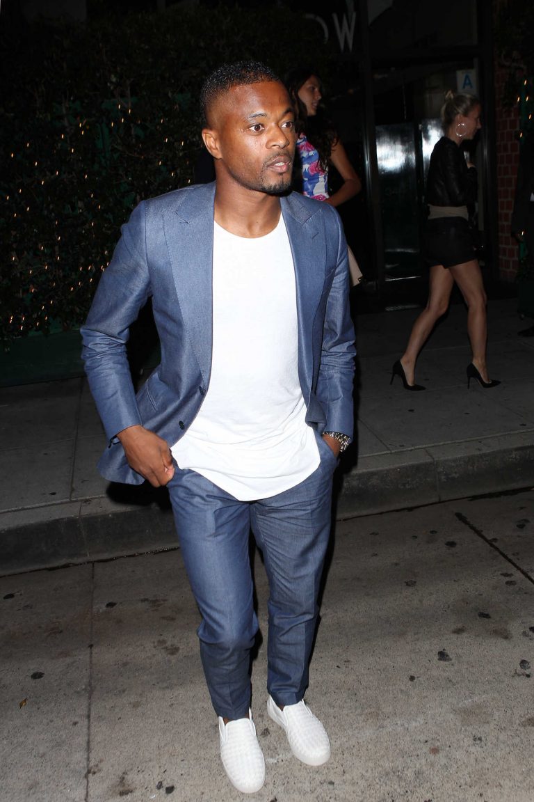 Patrice Evra Leaves Mr Chow Restaurant in Beverly Hills 07/14/2016-1
