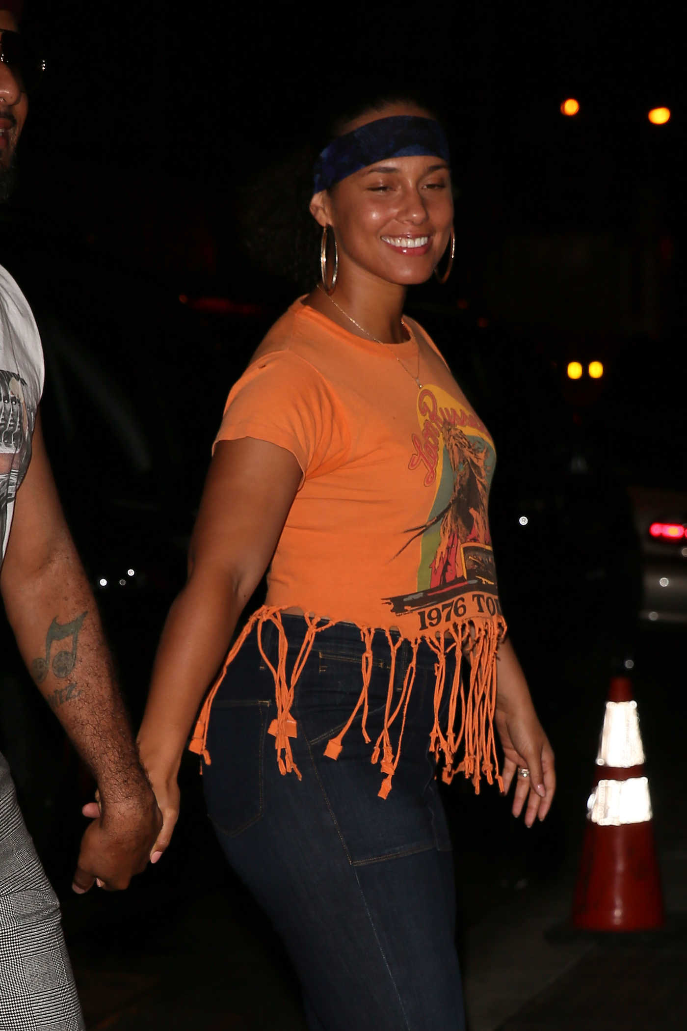 Alicia Keys Arrives at Beyonce’s Birthday Party in NYC 09/05/2016