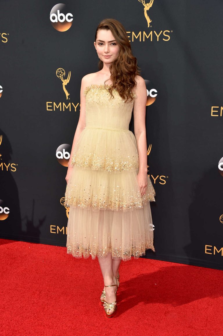 Emily Robinson at the 68th Emmy Awards in Los Angeles 09/18/2016-1