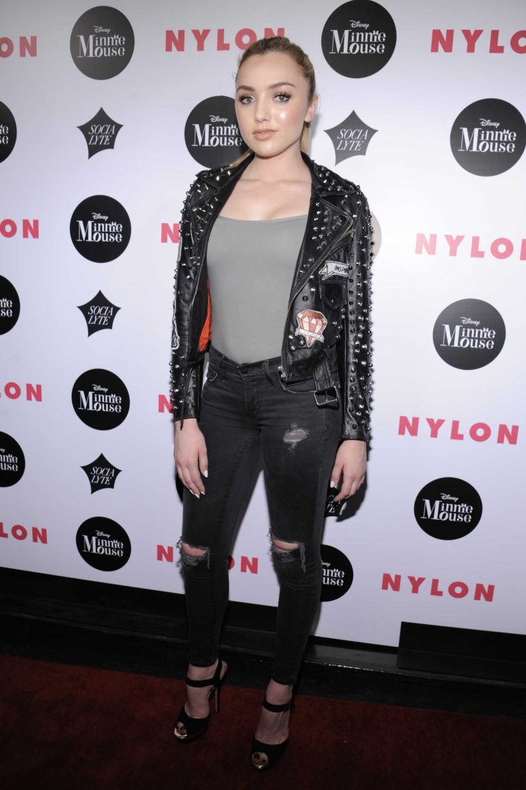 Peyton List at the NYLON Rebel Fashion Party in New York City 09/08/2016-1
