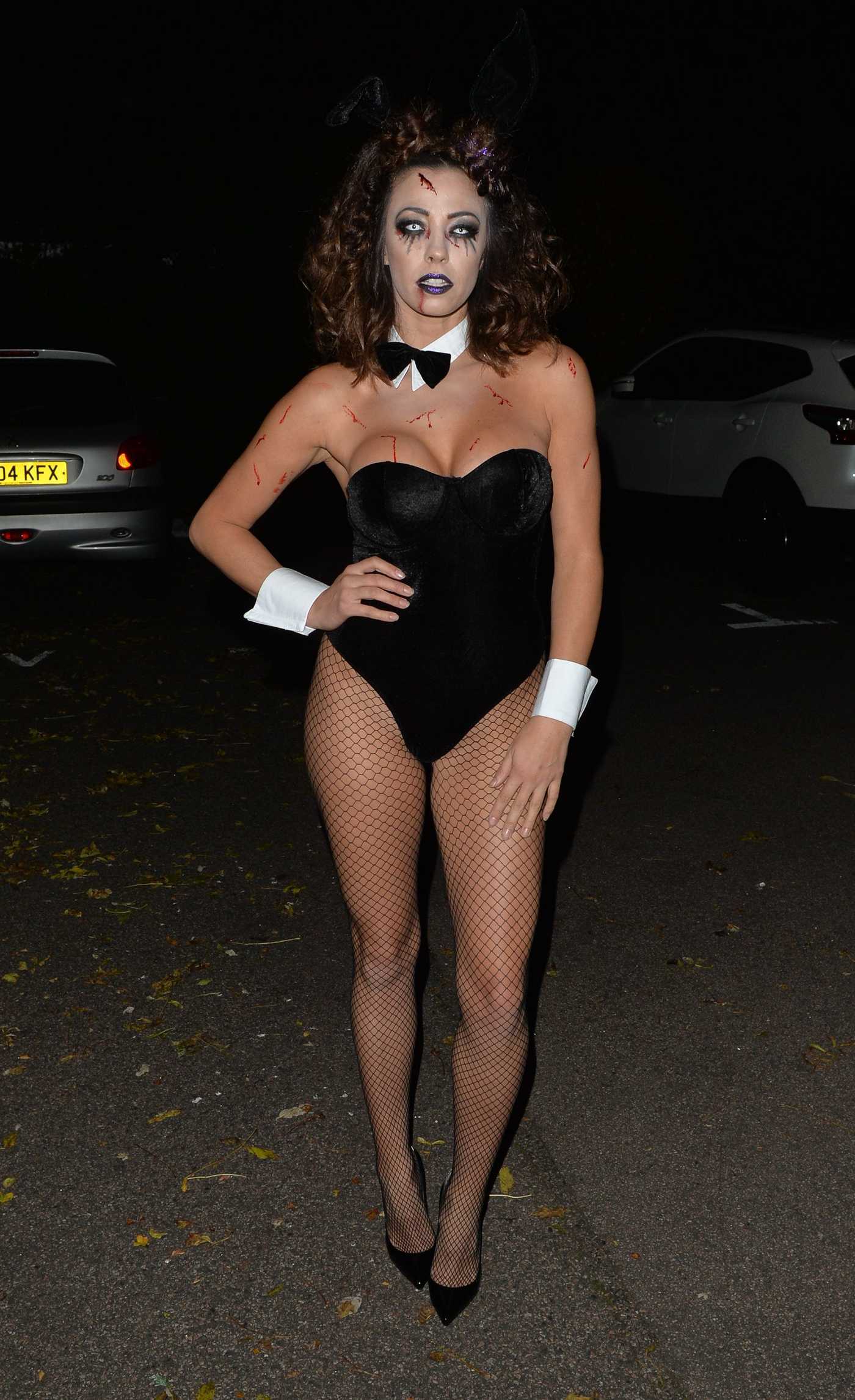 Pascal Craymer Wearing a Sexy Halloween Costume Out in London 10/28/2016