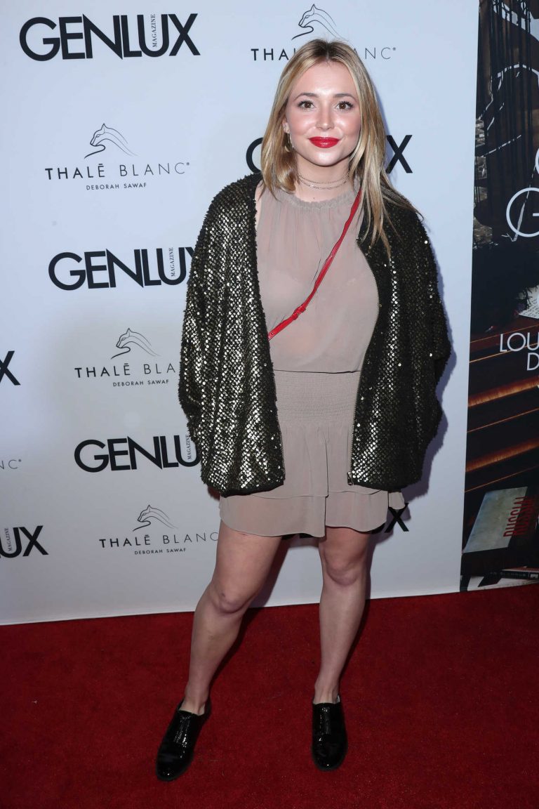 Camelia Somers at the Genlux Holiday Issue Magazine Party at Thale Blanc in West Hollywood 12/16/2016-1