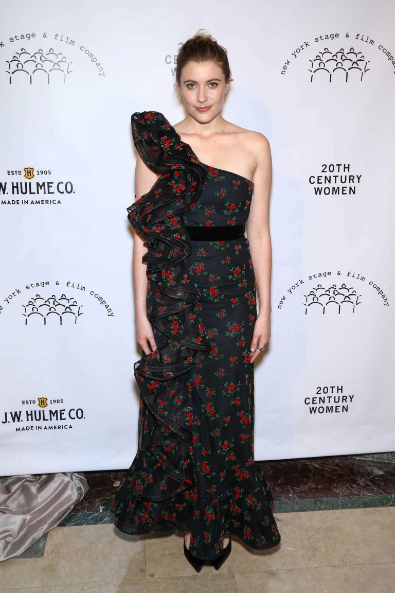 Greta Gerwig at the Stage and Film Winter Gala in New York 12/04/2016-1