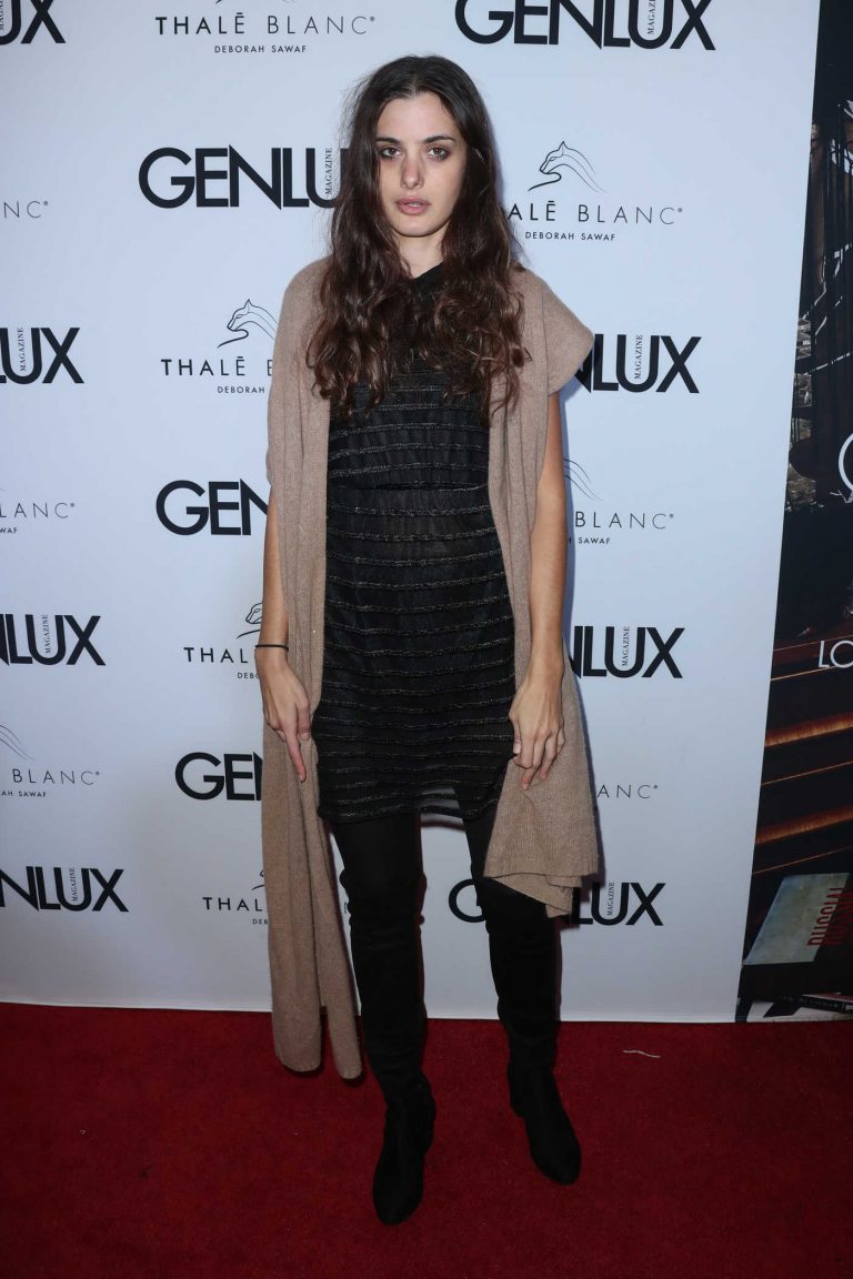 Sonja Kinski at the Genlux Holiday Issue Magazine Party at Thale Blanc in West Hollywood 12/16/2016-1