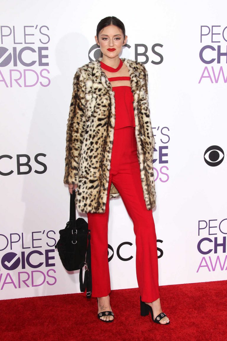Caroline D'Amore at the 43rd Annual People's Choice Awards in Los Angeles 01/18/2017-1