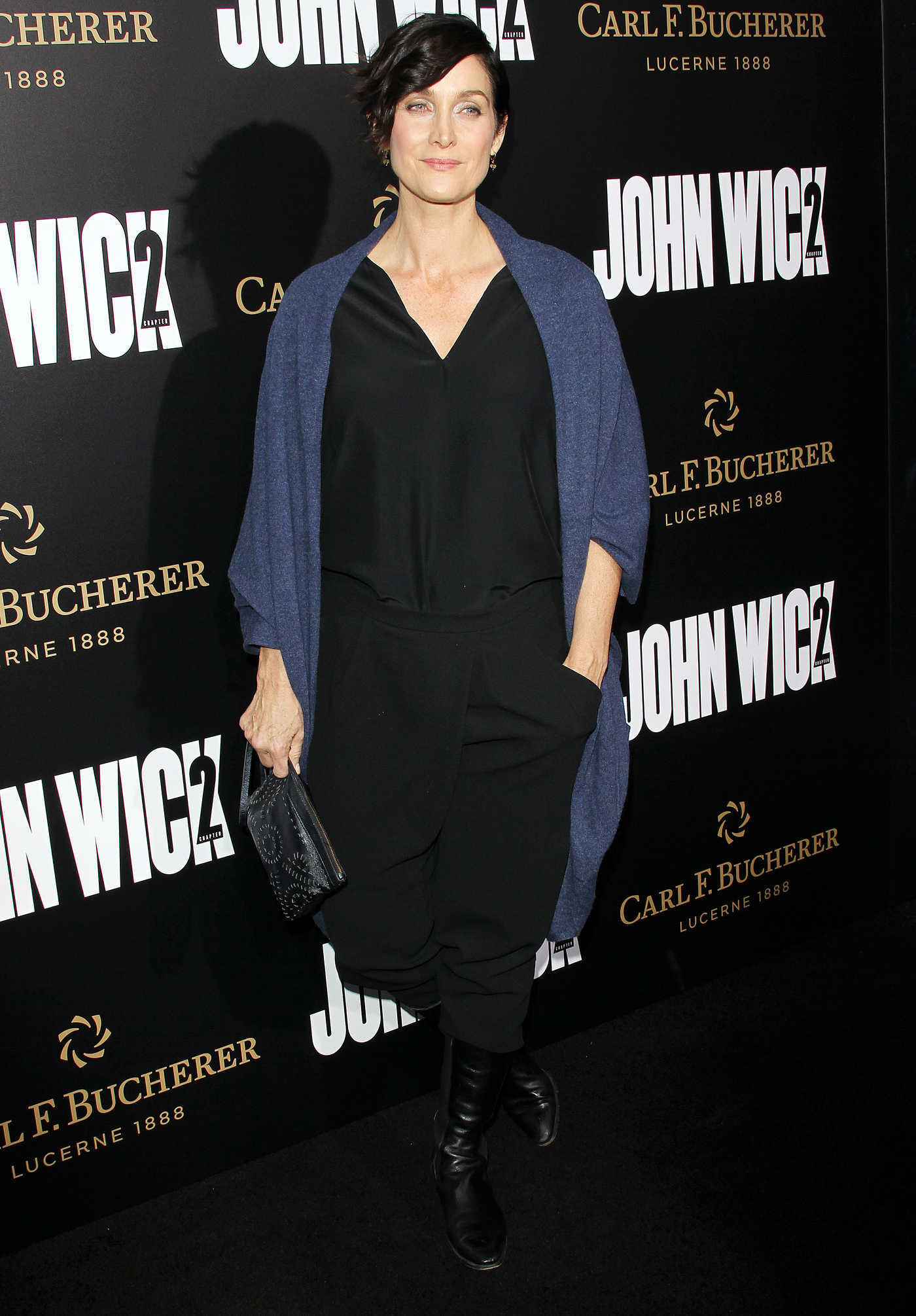 Carrie-Anne Moss at the John Wick: Chapter 2 Premiere in Los Angeles 01/30/2017