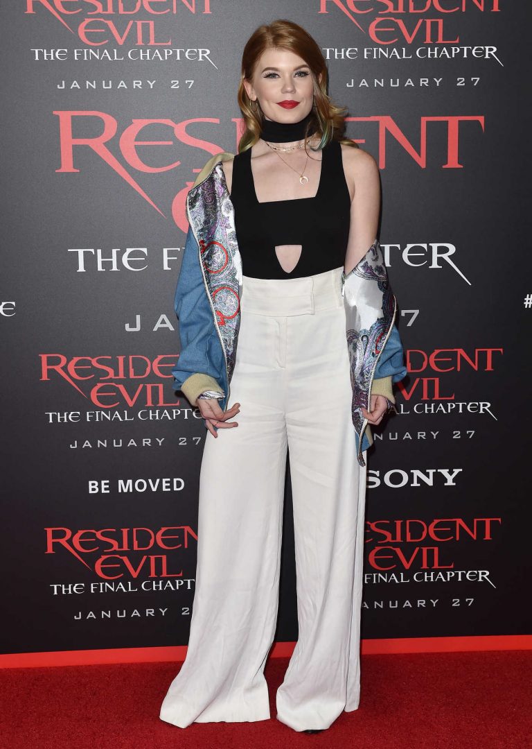 Jody Steel at the Resident Evil: The Final Chapter Premiere at the Regal Cinema in Los Angeles 01/23/2017-1