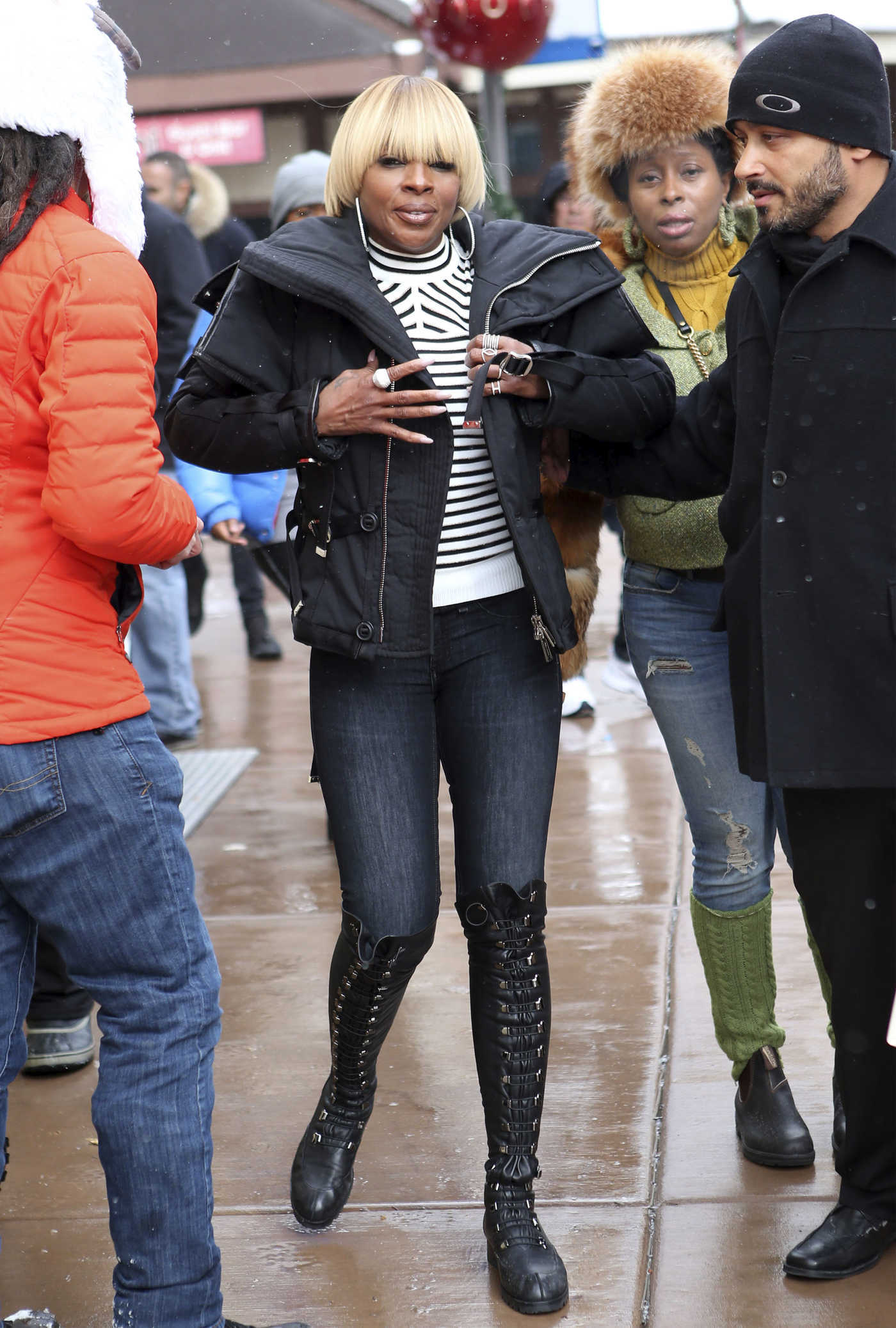 Mary J. Blige Was Seen Out in Park City During Sundance Film Festival 01/21/2017