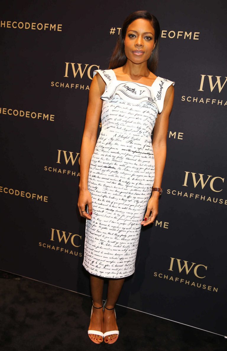 Naomie Harris at the Decoding the Beauty of Time Da Vinci Watches Collection Launch in Geneva 01/17/2017-1
