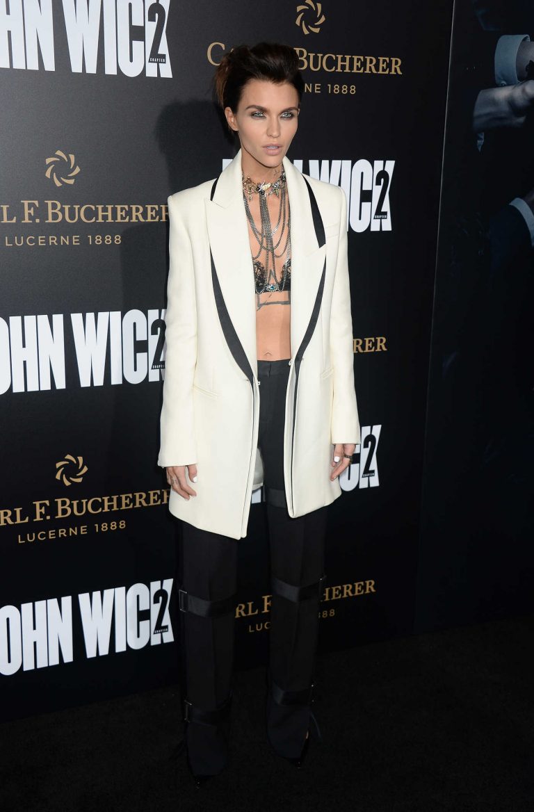 Ruby Rose at the John Wick: Chapter 2 Premiere in Los Angeles 01/30/2017-1
