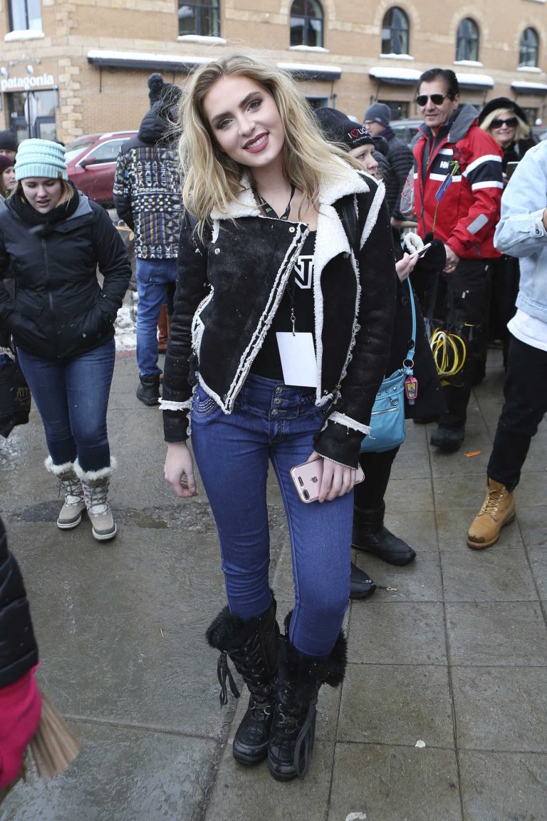Saxon Sharbino Was Seen Out in Park City During Sundance Film Festival 01/21/2017-1