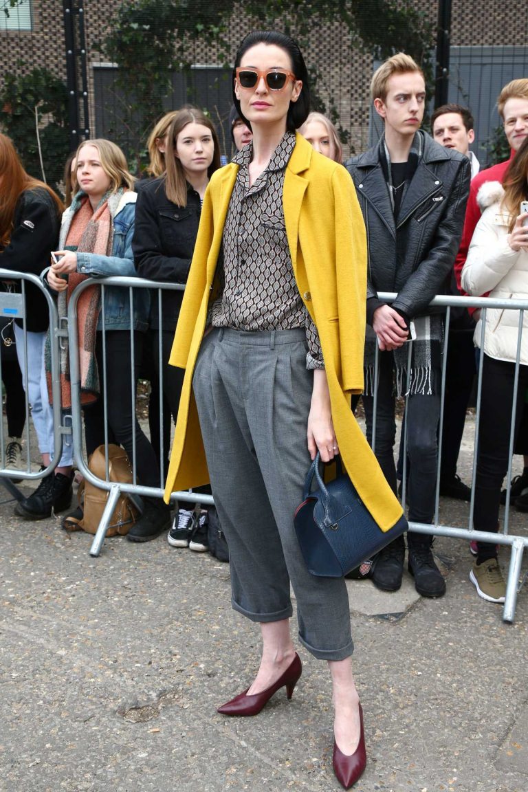 Erin O'Connor at the Topshop Unique Show During the London Fashion Week 02/19/2017-1