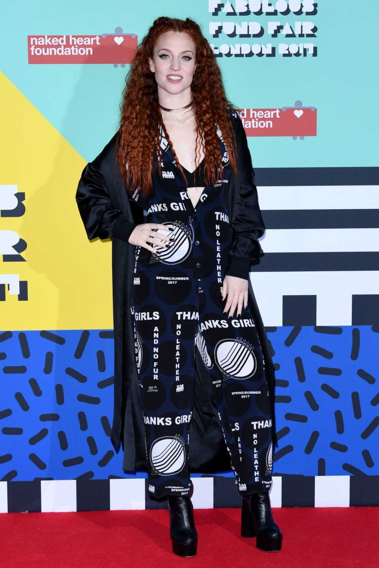 Jess Glynne at the Naked Heart Foundation Fabulous Fund Fair in London 02/21/2017-1