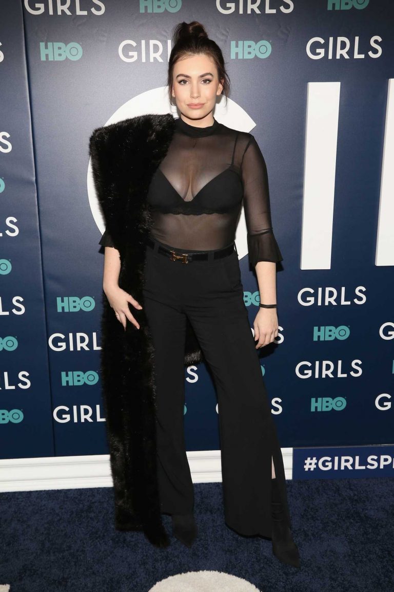 Sophie Simmons at the HBO Girls Season Finale Premiere in New York 02/02/2017-1