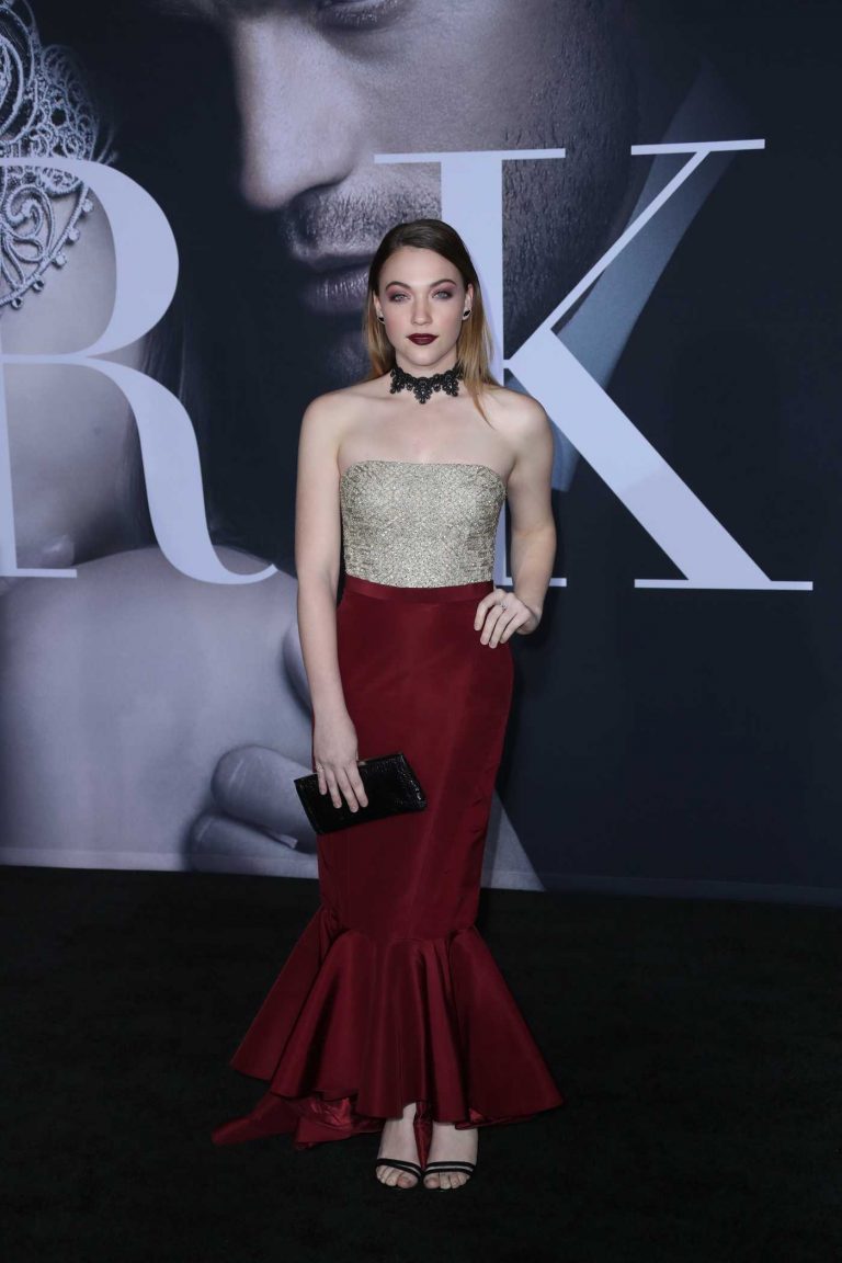 Violett Beane at the Fifty Shades Darker Premiere in Los Angeles 02/02/2017-1