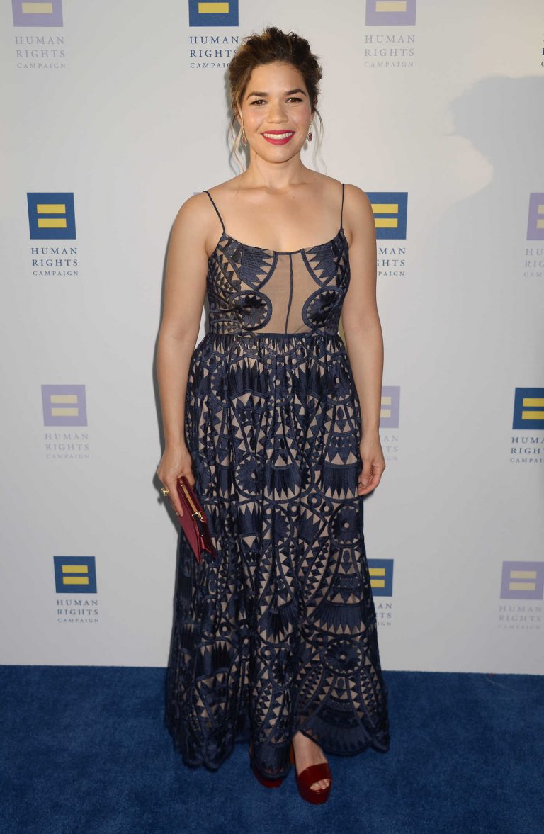 America Ferrera at the Human Rights Campaign Gala Dinner in Los Angeles 03/18/2017-1
