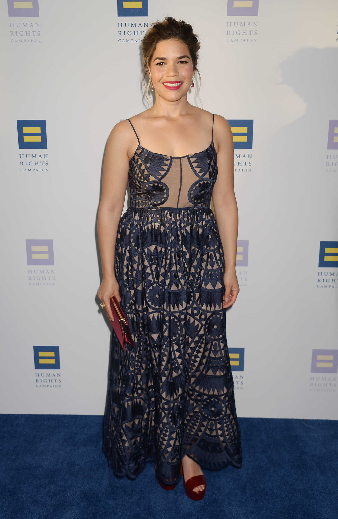 America Ferrera at the Human Rights Campaign Gala Dinner in Los Angeles 03/18/2017