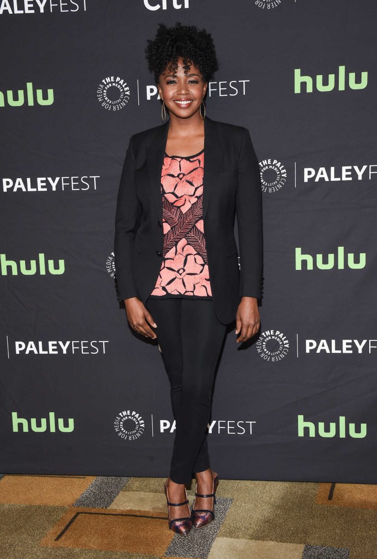 Jerrika Hinton at the 34th Annual PaleyFest in Los Angeles 03/19/2017-1