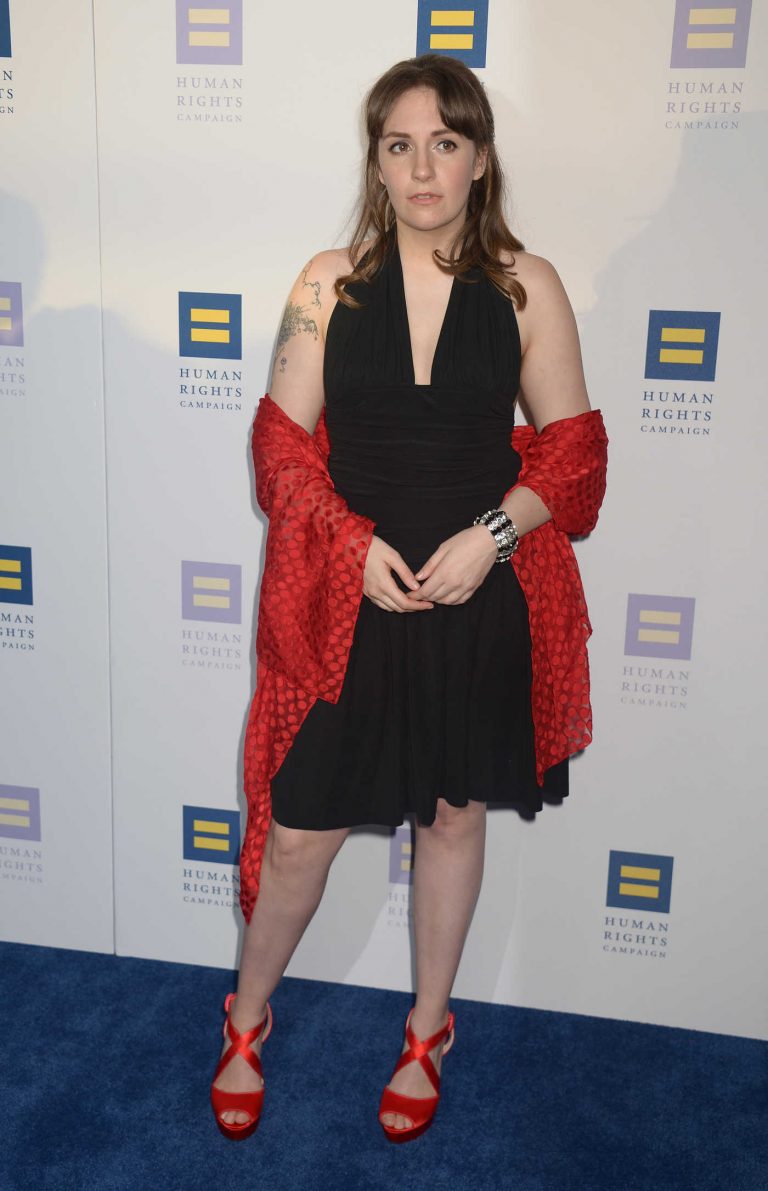 Lena Dunham at the Human Rights Campaign Gala Dinner in Los Angeles 03/18/2017-1