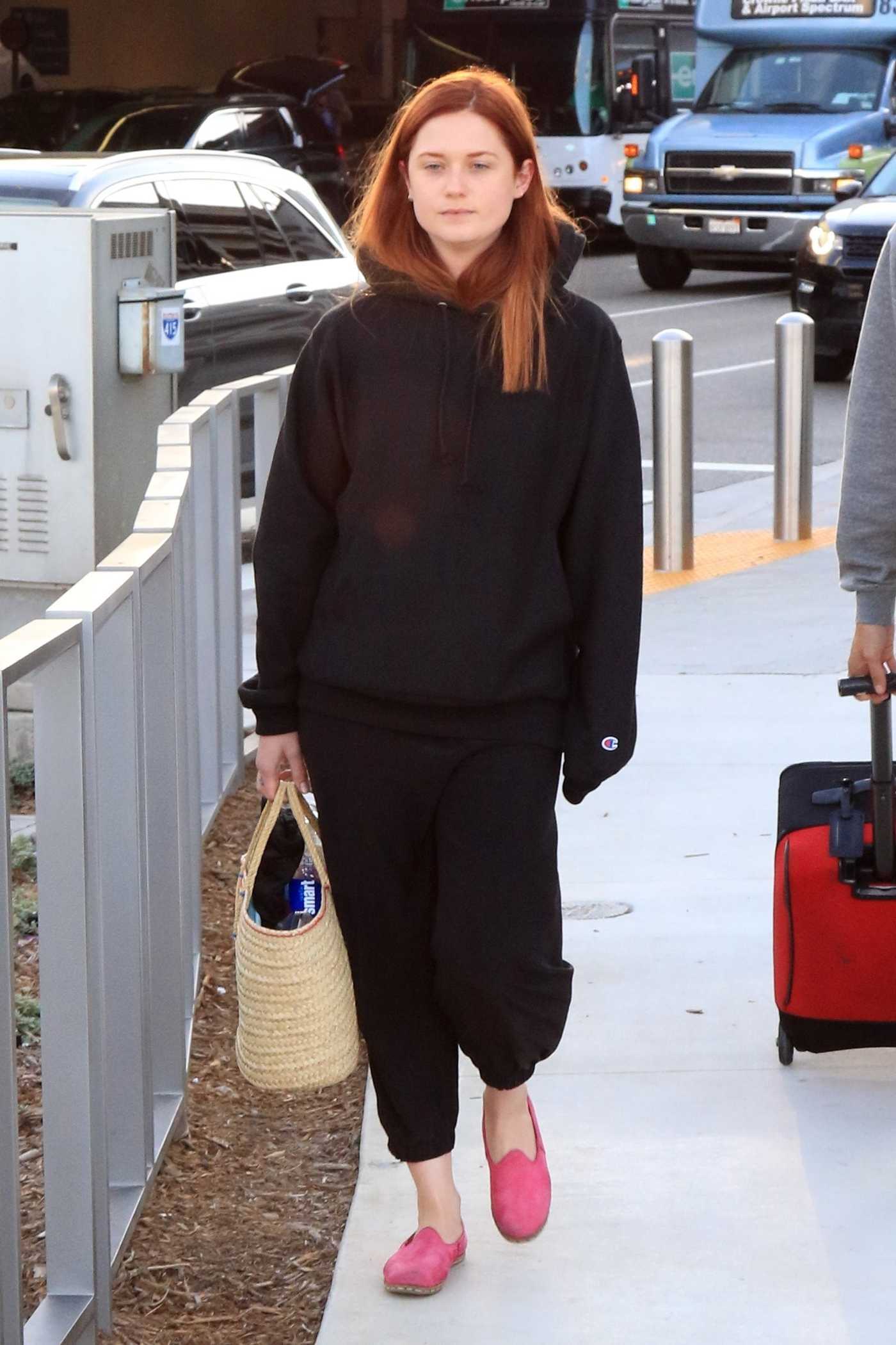 Bonnie Wright Was Seen at LAX Airport in Los Angeles 05/28/2017