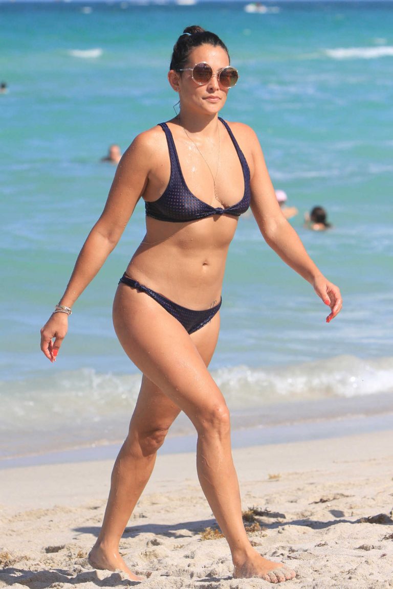 Natalie Martinez in Bikiki at the Beach in Miami 07/14/2017-1