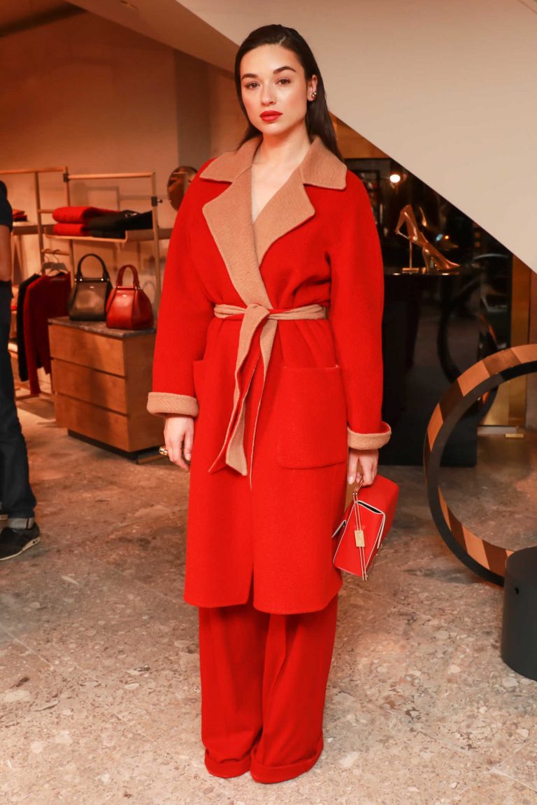 Crystal Reed at Max Mara Boutique Reopening During New York Fashion Week 09/08/2017-1