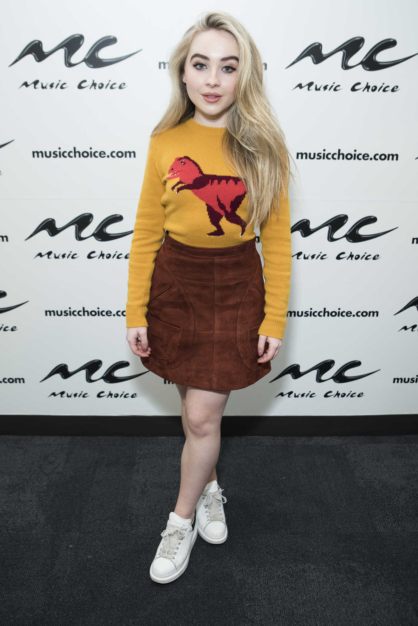 Sabrina Carpenter Visits Music Choice in NYC 09/12/2017