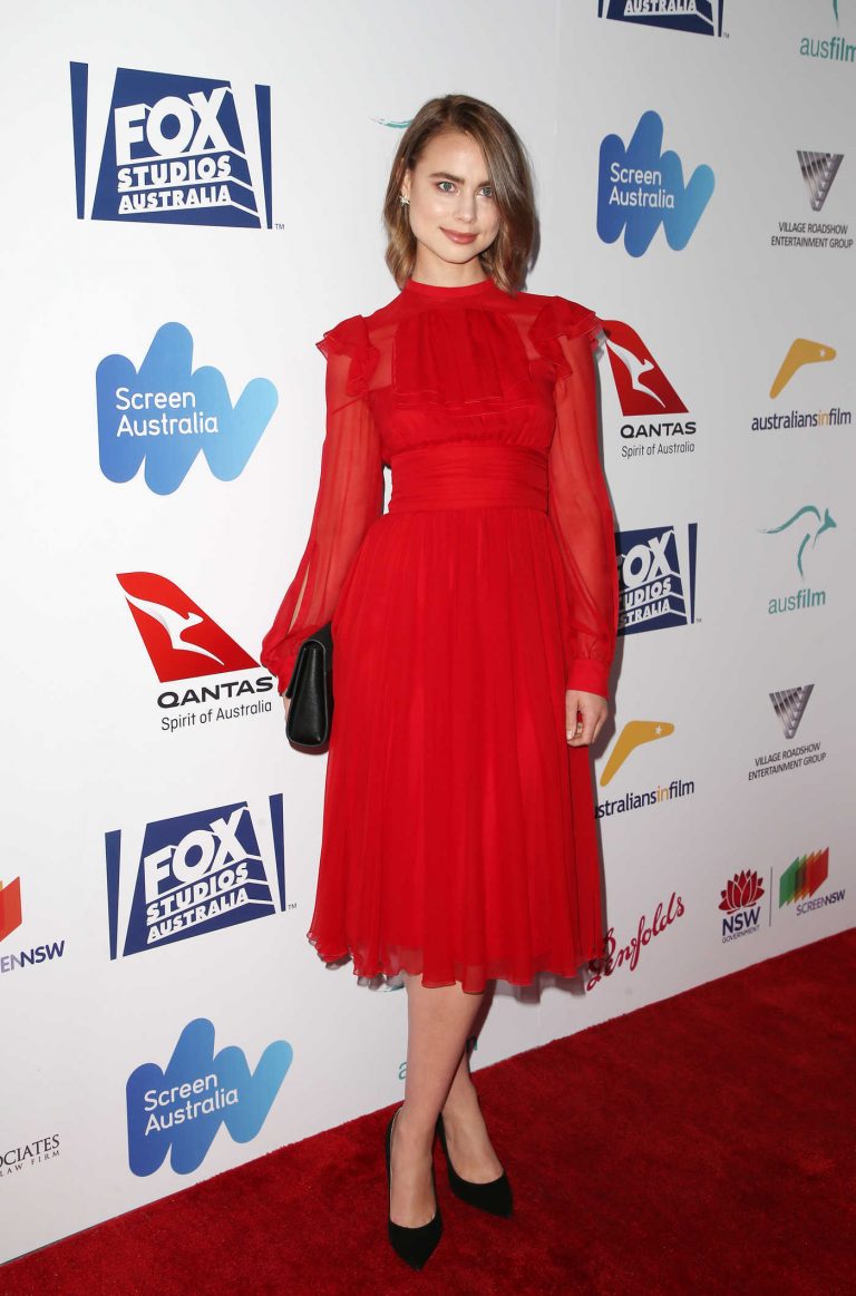 Lucy Fry at the 6th Annual Australians in Film Award and Benefit Dinner at Neuehouse in Hollywood 10/19/2017-1