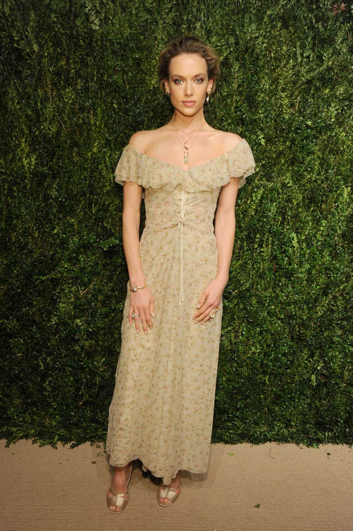 Hannah Ferguson at the 14th Annual CFDA Vogue Fashion Fund Awards NYC 11/06/2017
