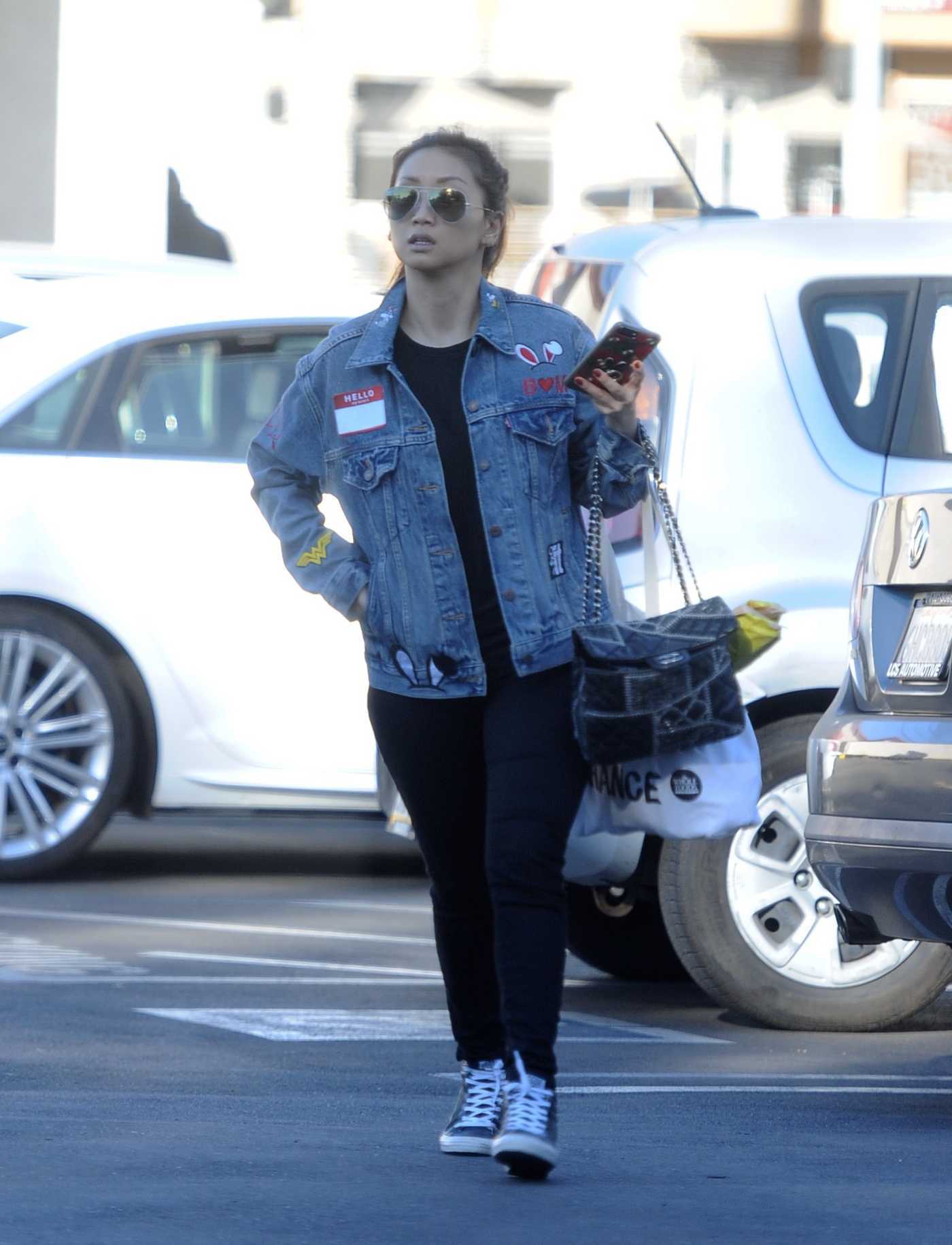 Brenda Song Goes Shopping at Trader Joe's in Los Angeles 12/22/2017