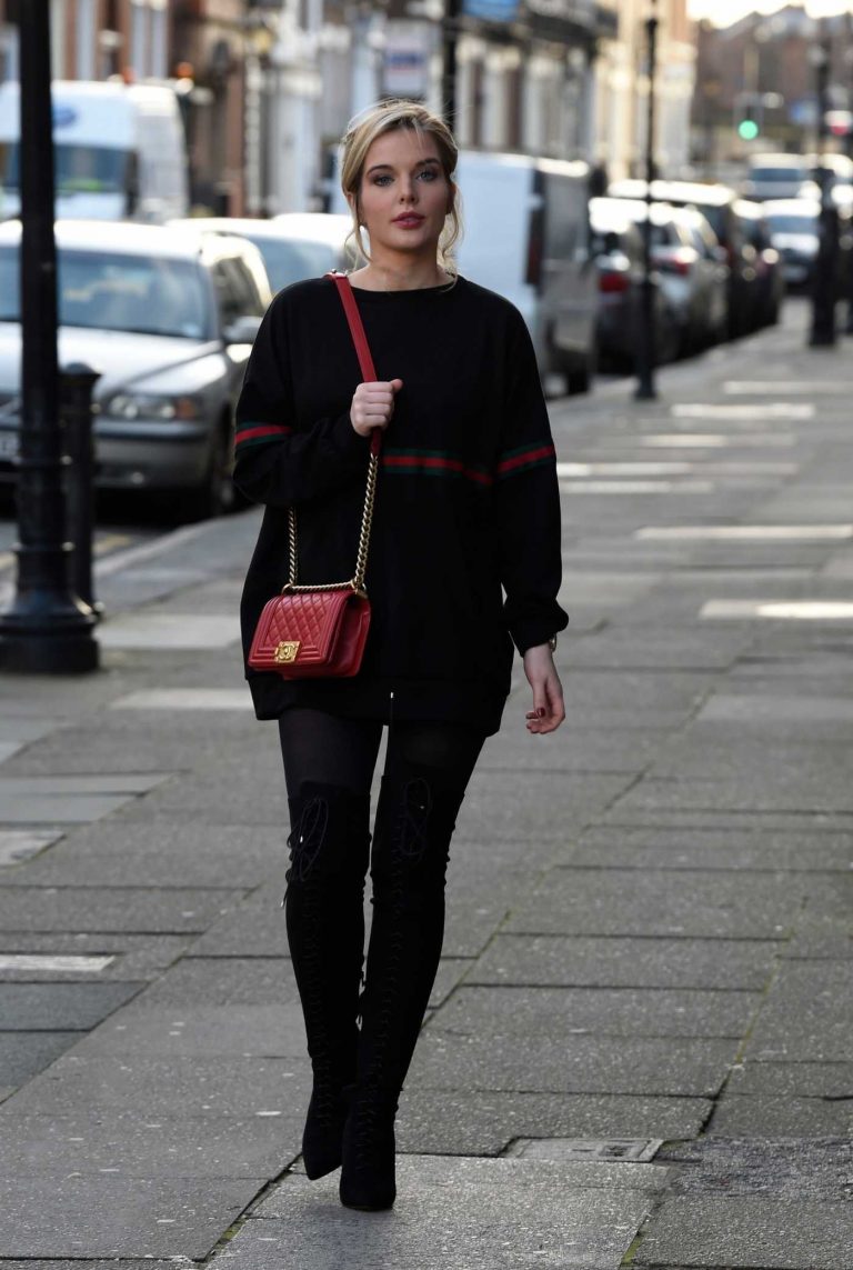 Helen Flanagan Was Spotted Out in Liverpool 01/25/2018-1