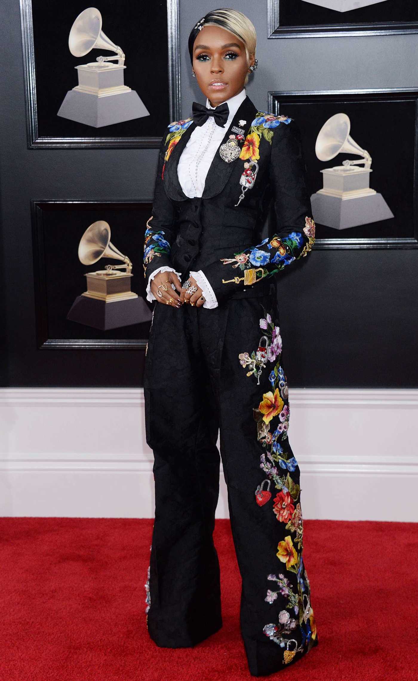Janelle Monae at the 60th Annual Grammy Awards at Madison Square Garden in New York City 01/28/2018