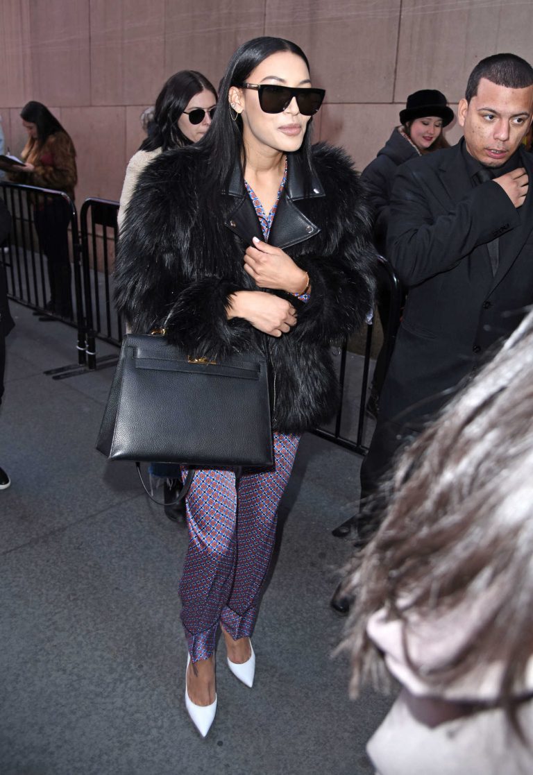 Naya Rivera Arrives to the MTV TRL Studios in New York City 01/31/2018-1
