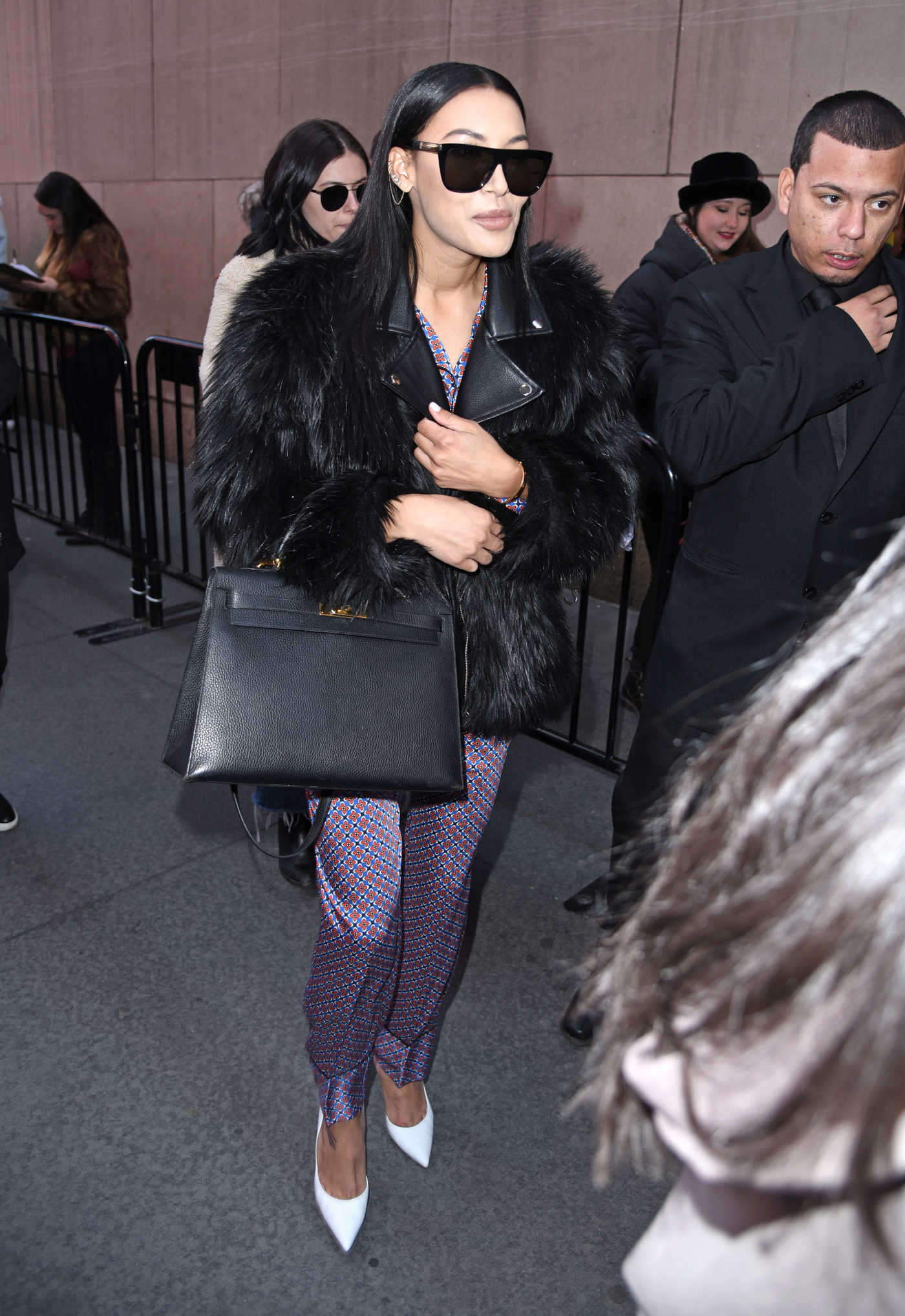 Naya Rivera Arrives to the MTV TRL Studios in New York City 01/31/2018