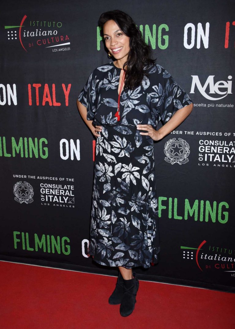 Rosario Dawson at The Social Justice Filming in Italy Awards in Los Angeles 02/02/2018-1