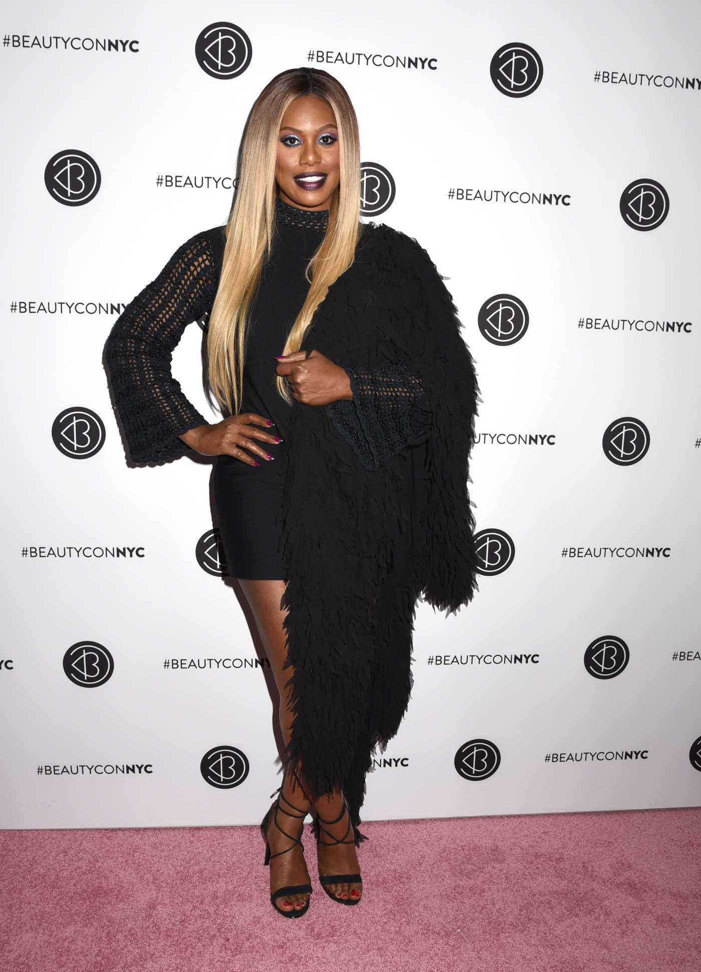 Laverne Cox at the Beautycon Festival NYC 04/22/2018