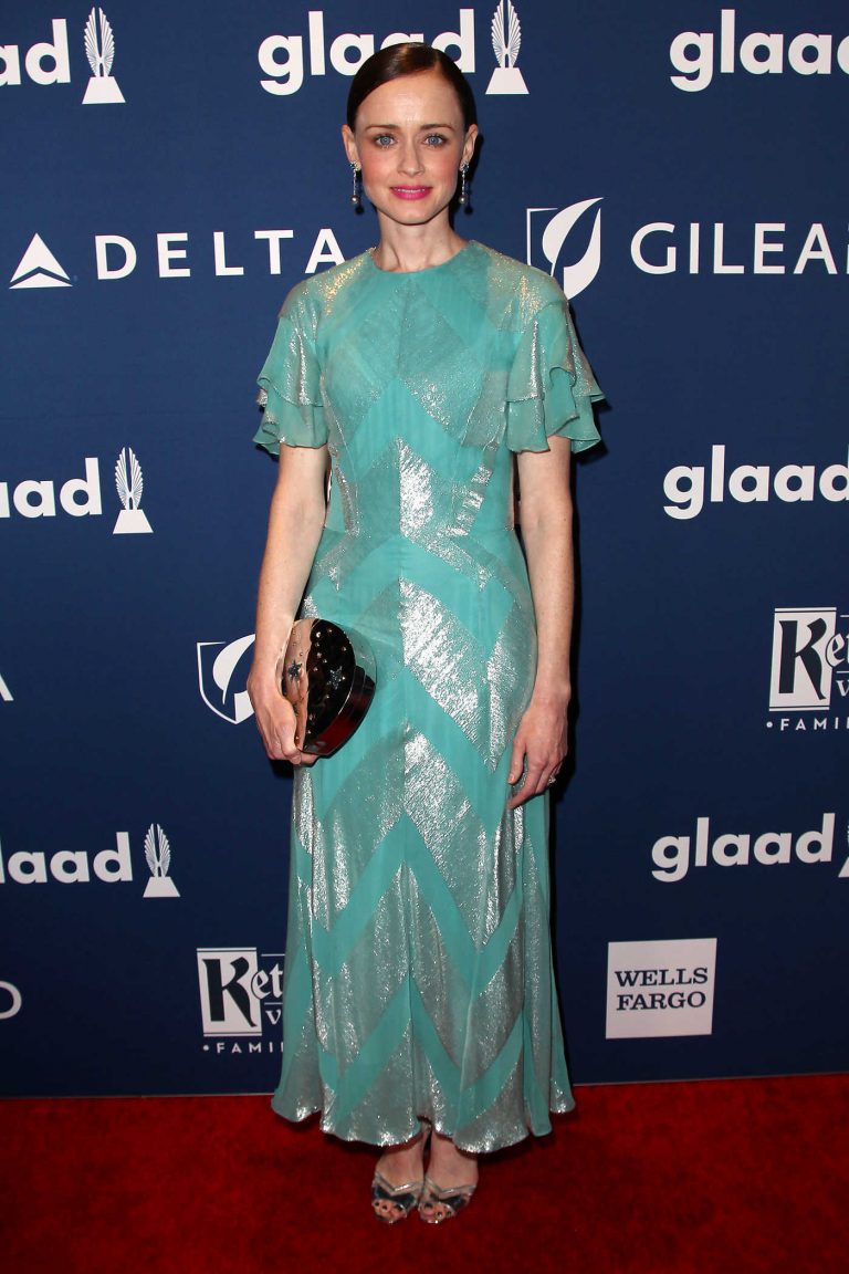 Alexis Bledel at the 29th Annual GLAAD Media Awards in New York City 05/05/2018-1