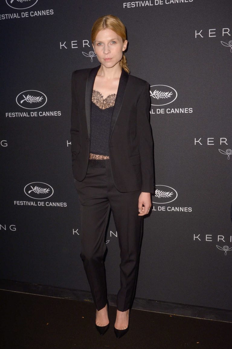 Clemence Poesy at the Kering Women in Motion Awards During the 71th Cannes Film Festival 05/14/2018-1