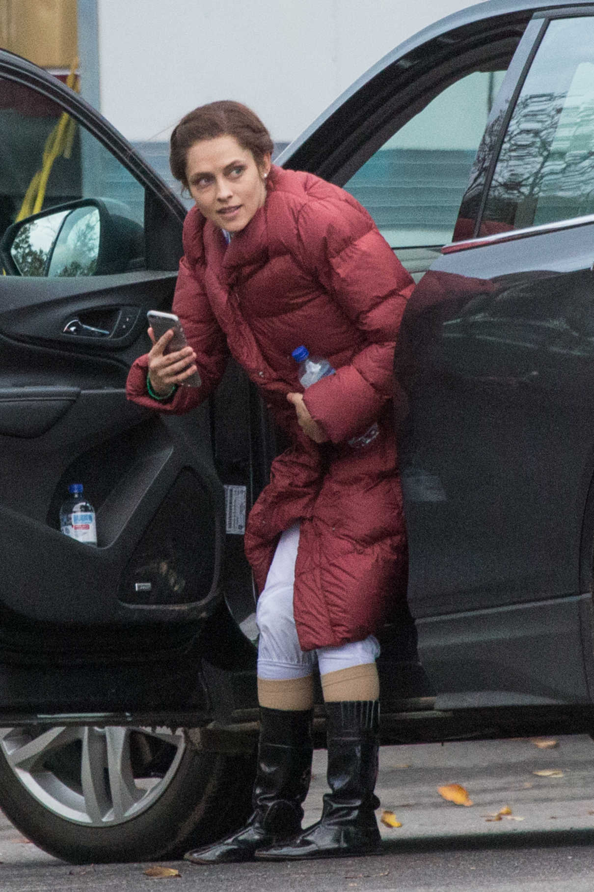 Teresa Palmer on the Set of the Ride Like a Girl in Melbourne 05/21/2018