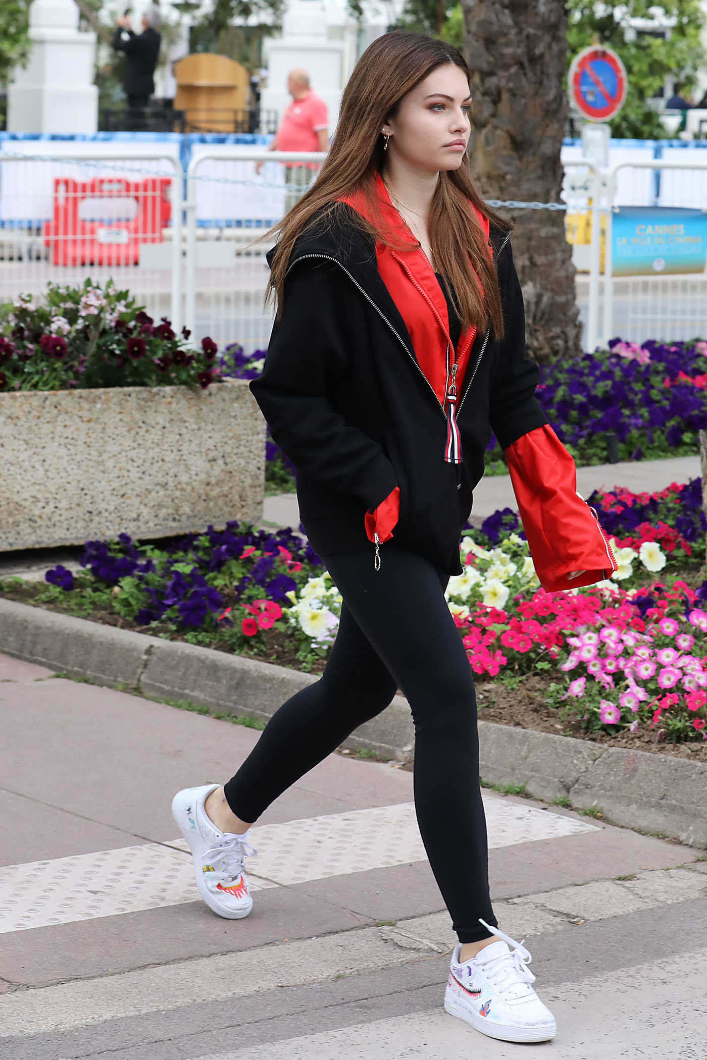 Thylane Blondeau Riding a Scooter in West Hollywood 06/21/2019 ...