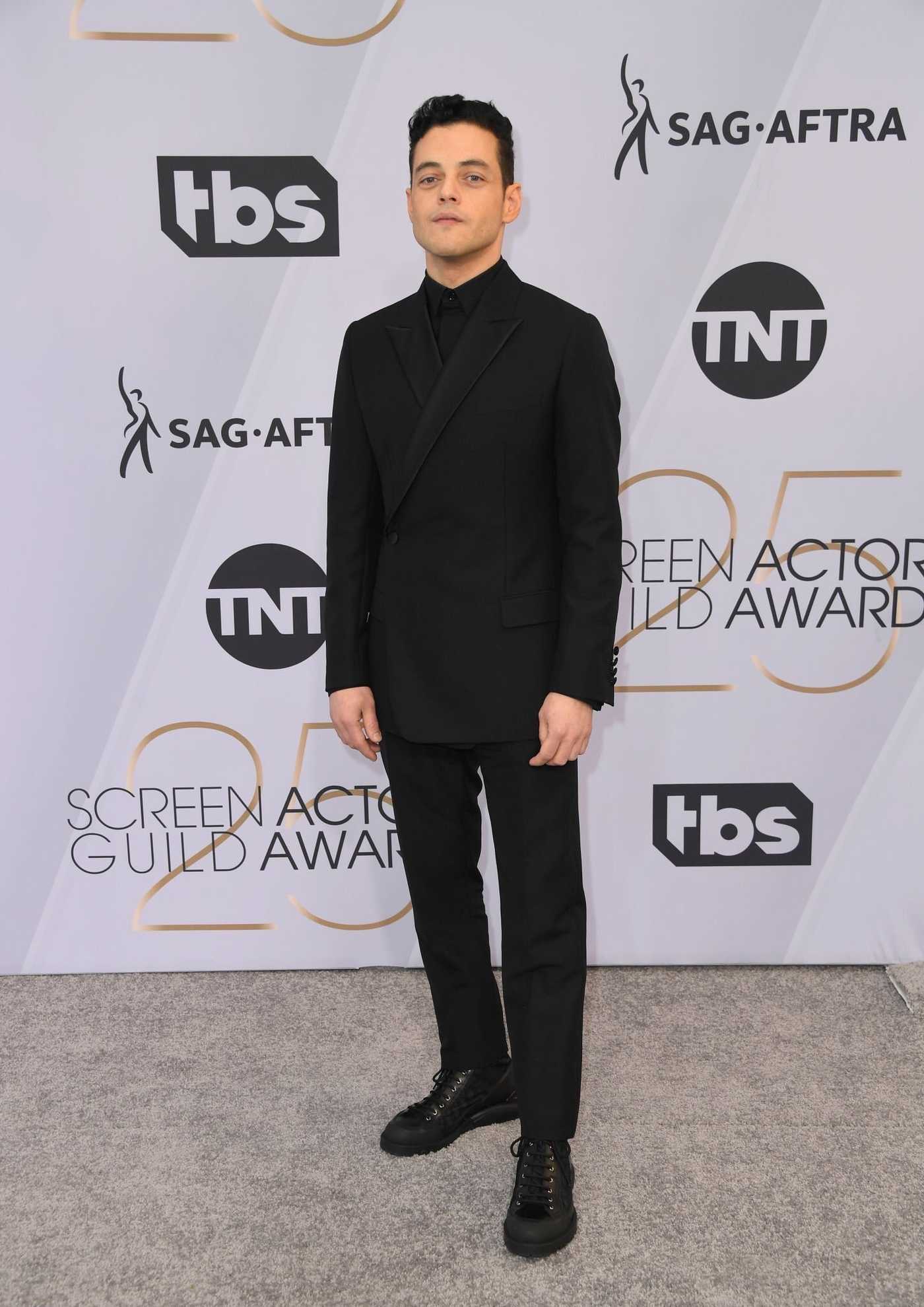 Rami Malek Attends the 25th Annual Screen Actors Guild Awards in Los Angeles 01/27/2019
