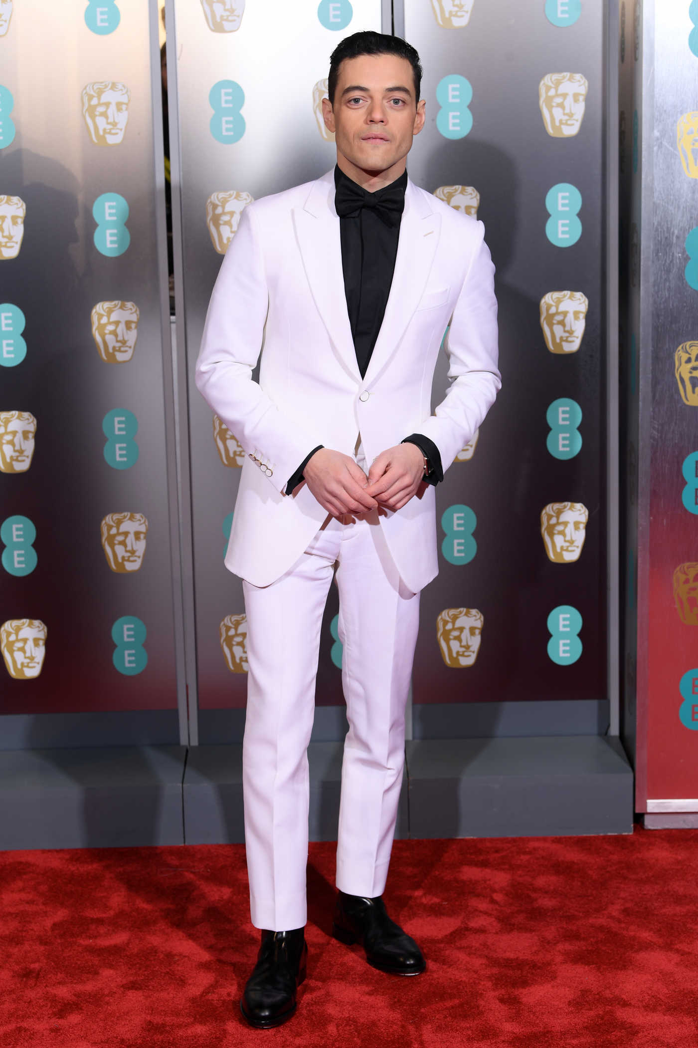 Rami Malek Attends 2019 BAFTA Awards in London 02/10/2019