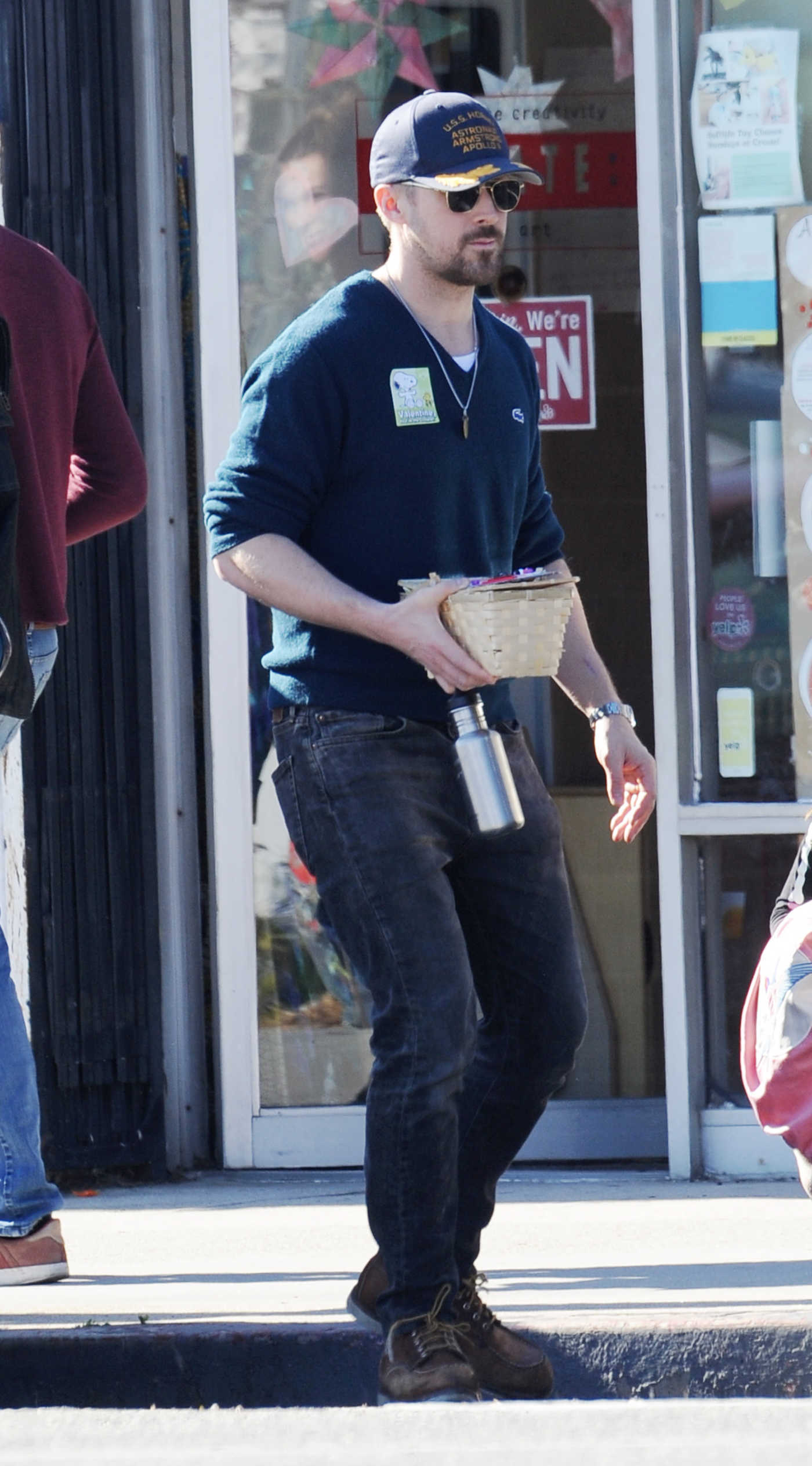 Ryan Gosling in a Black Cap Was Seen Out in Los Angeles 02/14/2019