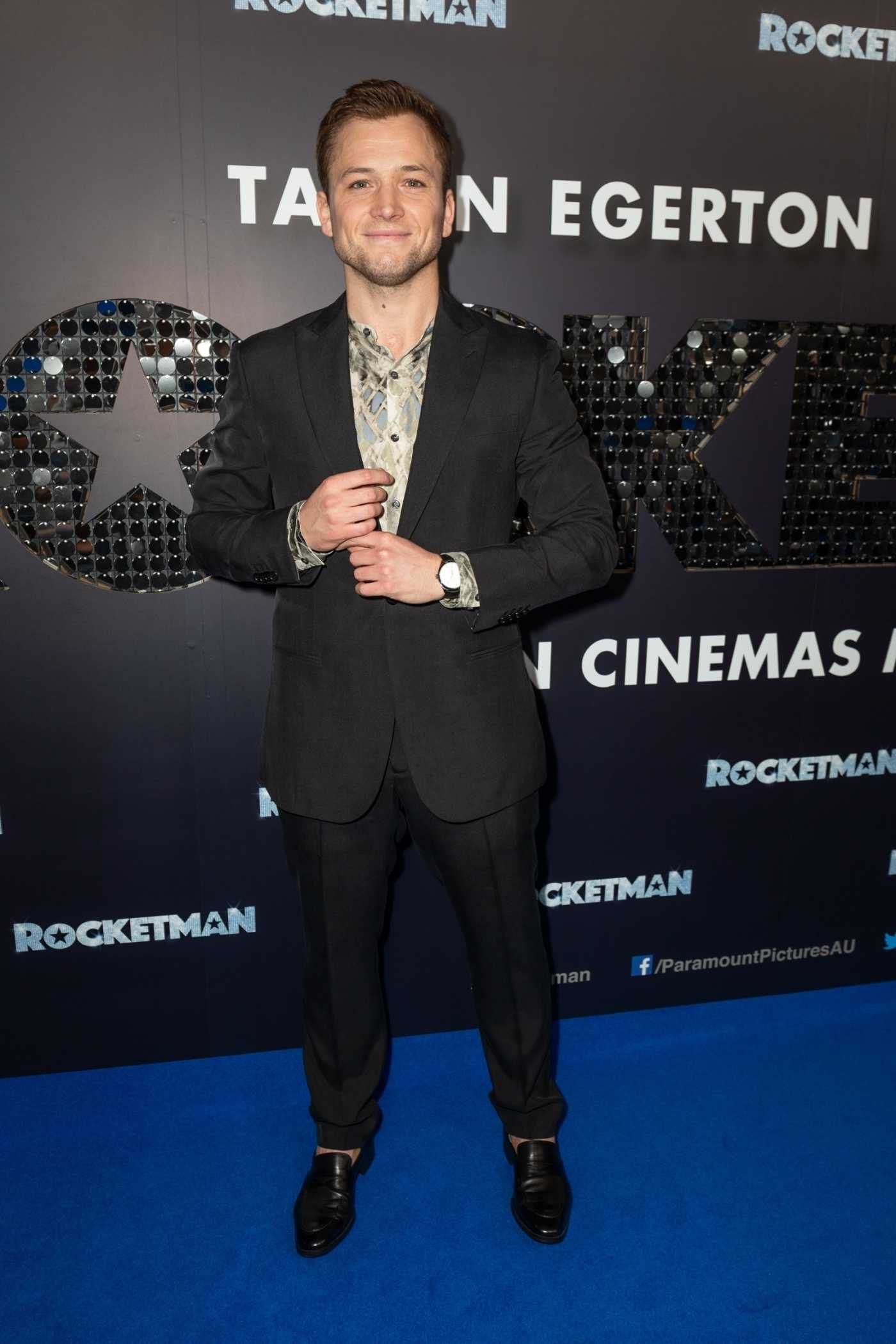 Taron Egerton Attends the Rocketman Australian Premiere in Sydney 05/25/2019