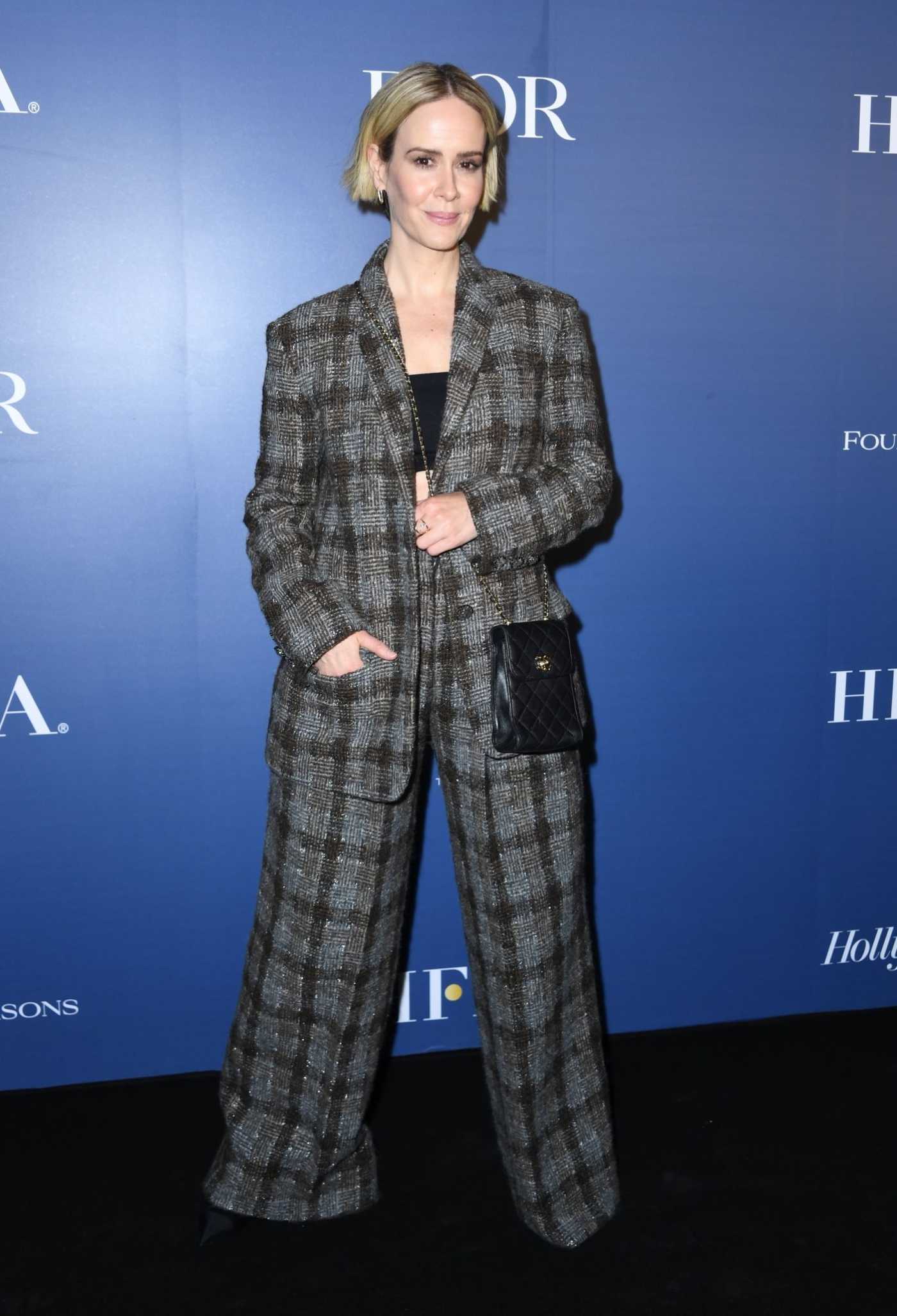 Sarah Paulson Attends the HFPA/THR TIFF PARTY During 2019 Toronto International Film Festival in Toronto 09/07/2019