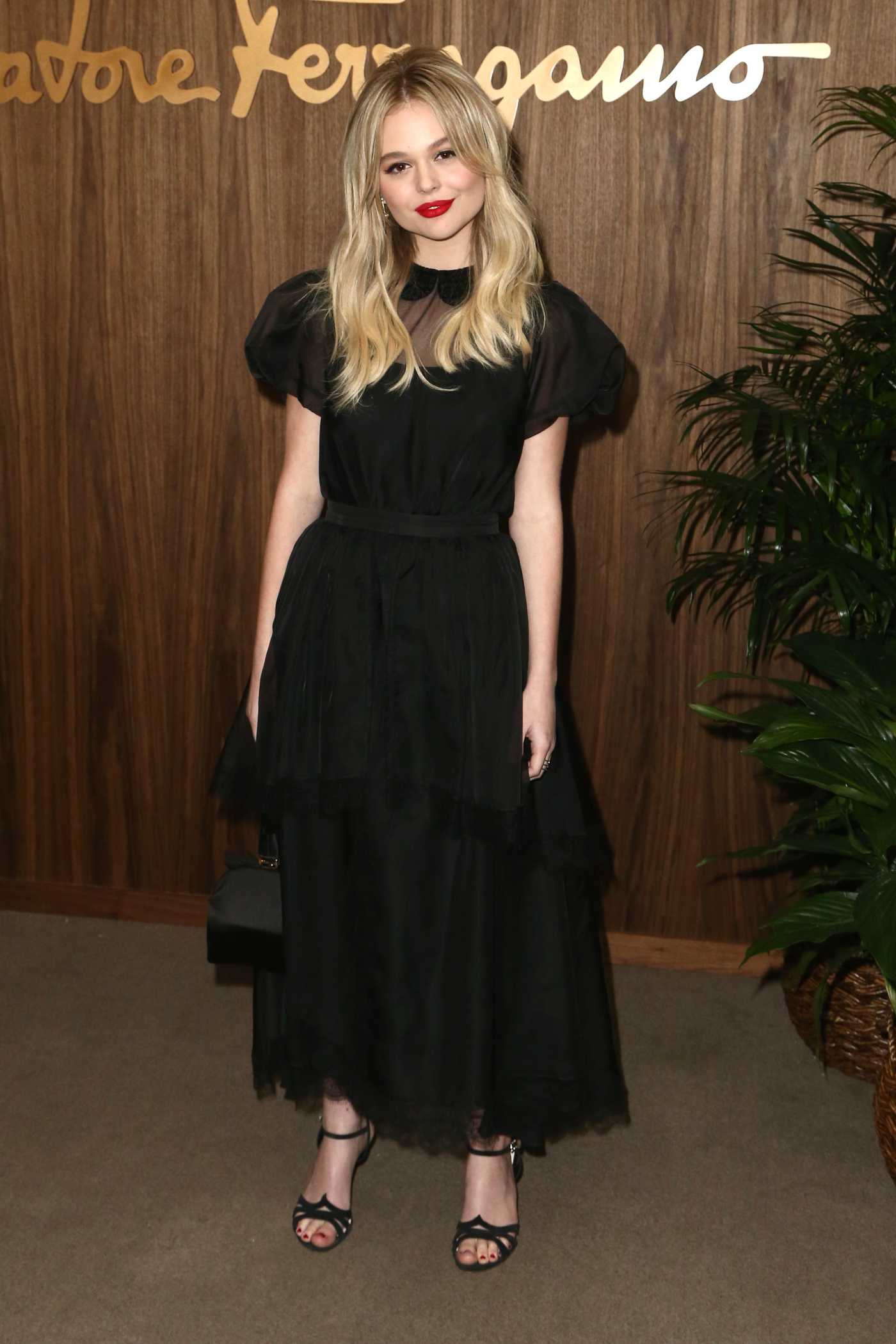 Emily Alyn Lind Attends ELLE and Ferragamo Hollywood Rising Celebration in West Hollywood 10/11/2019