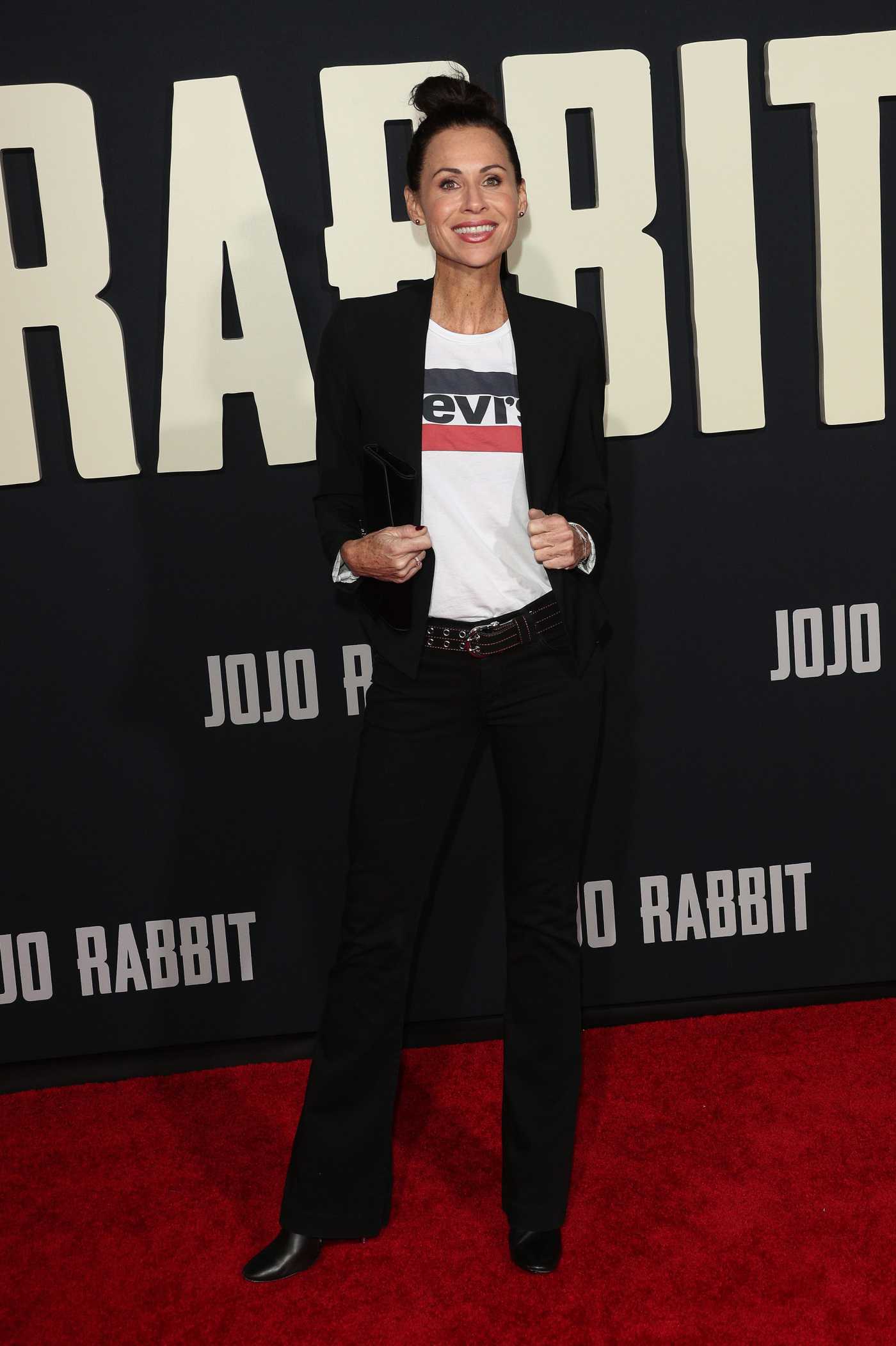 Minnie Driver Attends Jojo Rabbit Premiere in Los Angeles 10/15/2019
