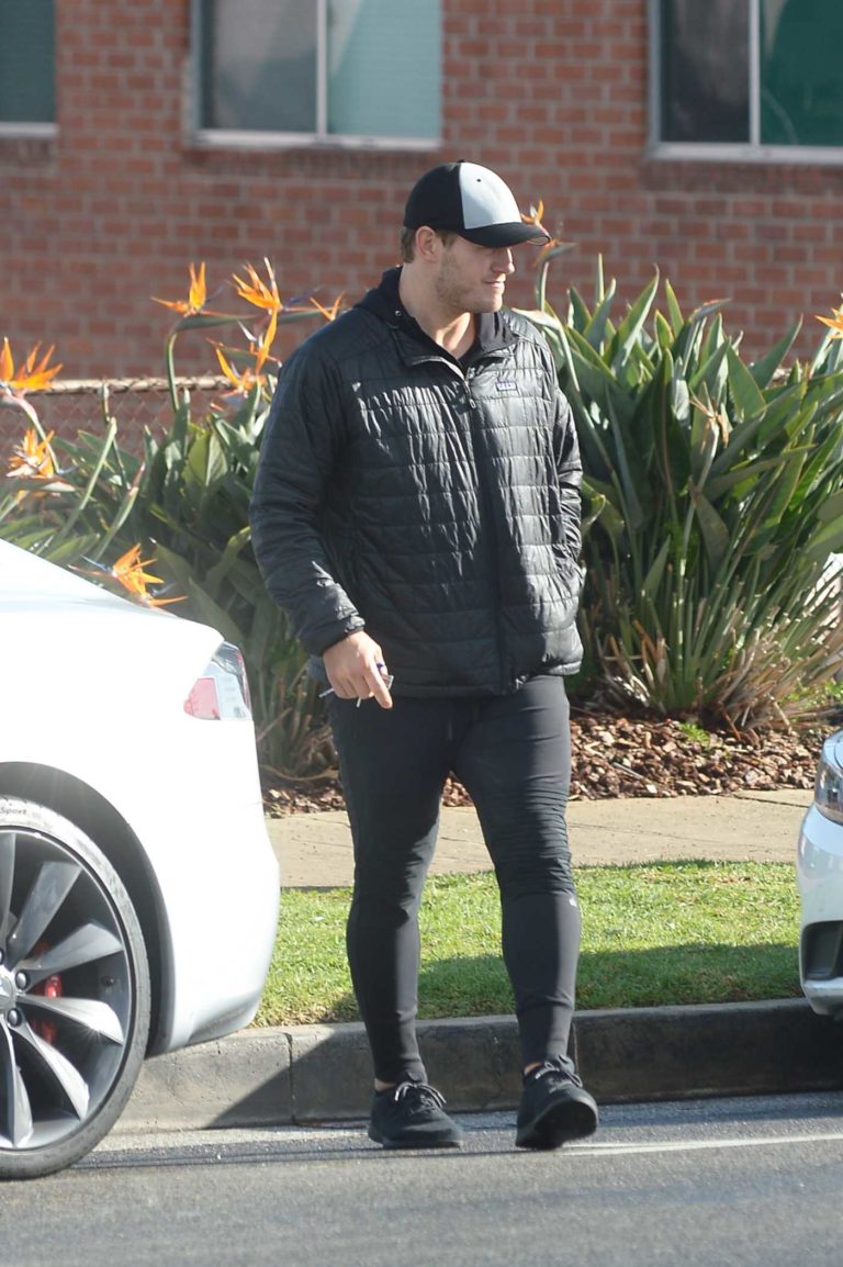 Chris Pratt in a Black Jacket